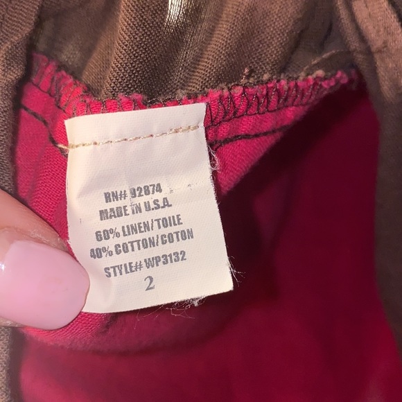 Ella Moss brown & pink spaghetti strap sleeveless summer spring dress size 2​ - Picture 10 of 10